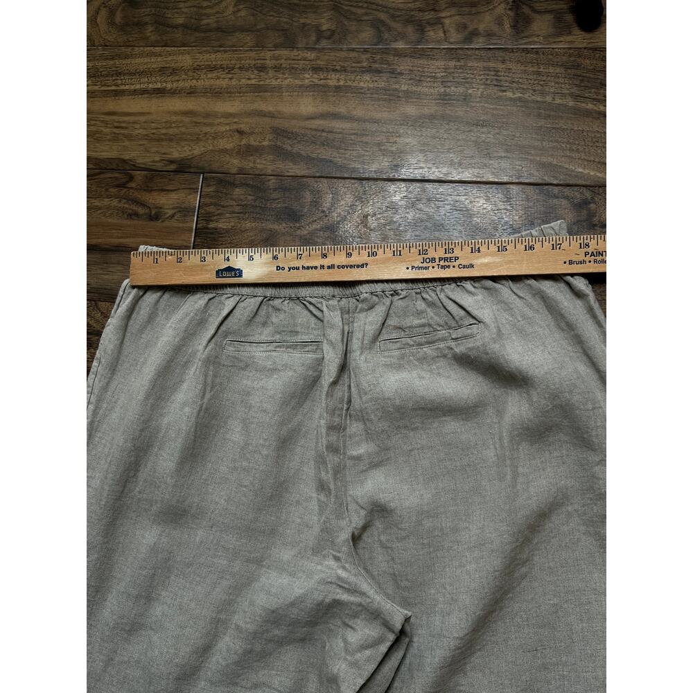 Charter Club Luxury womens size PXL pants Linen cropped Cruises, minimalist - Picture 3 of 9